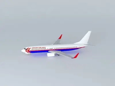 Arrow Airlines Boeing 737-800W Free 3D model