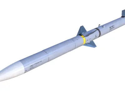AIM-120C  3D model