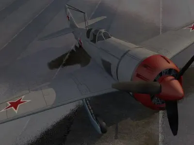 Lavochkin La-11 3D model