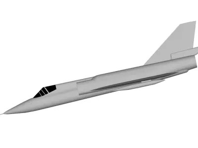 Convair F-106 Delta Dart 3D model