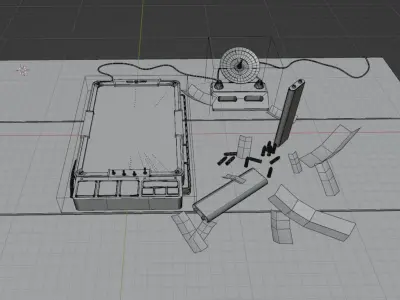 Science-Fi Military Interface 3D Model 3D model