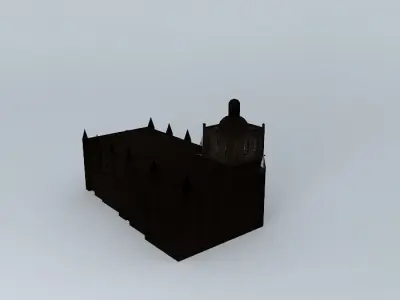 Cathedral of the Assumption. Coria Free 3D model