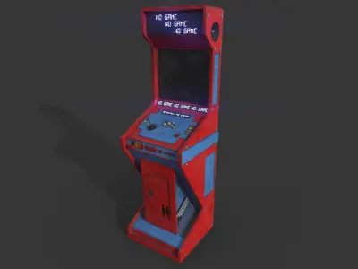 Game Machine Low-poly 3D model