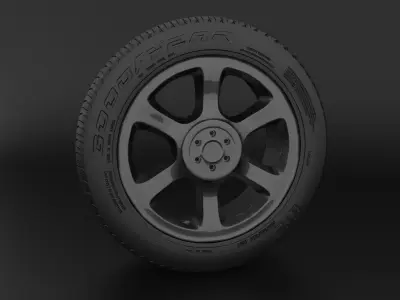 Gtr rims Free 3D model