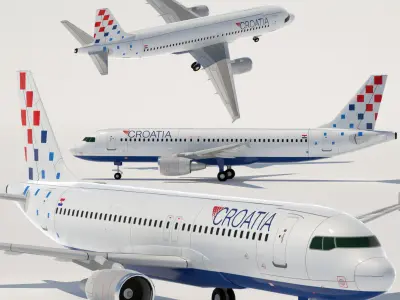 A320 Collection Eight Europe Airlines 1 3D model
