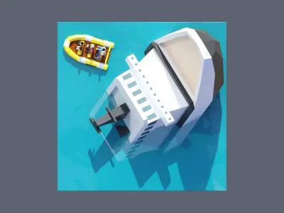 land 50A Low-poly 3D model