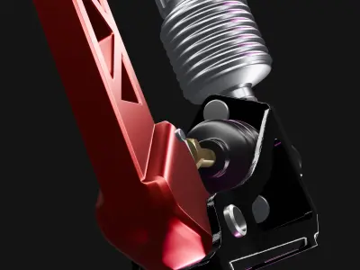 Vertical Drift Handbrake inspired by Wilwood 3D model