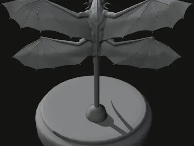 Dragon 3D print 3D model 3D print model 3D print model