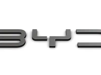 BYD logo 3D model