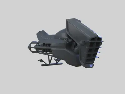 Underwater Scooter bike 3D model
