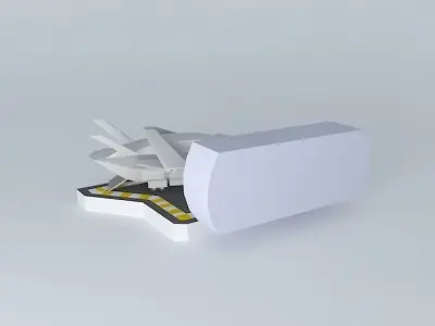 ARGO AIRCRAFTS VAD110 Intruder grounded 3D model