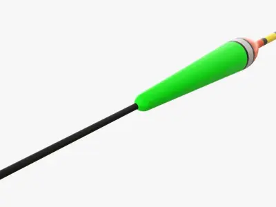 Float fishing 02 3D model