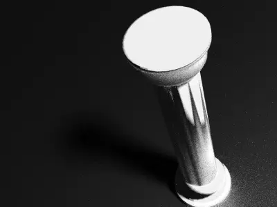 Pillar column 3D model