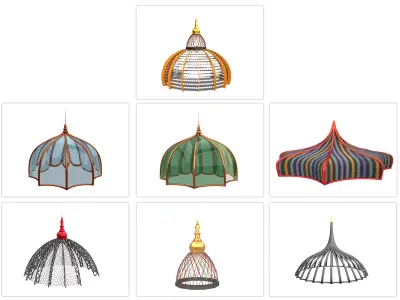 Decorative Dome Collections 3D model