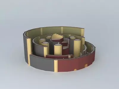 Palace spiral 3D model
