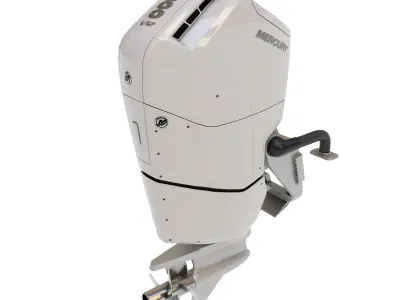 Outboard Motor V12 600HP 3D model