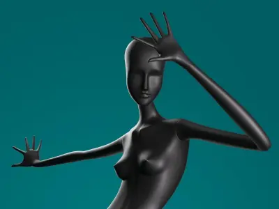 Mannequin 607 coll60 3D model