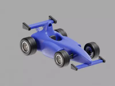 Racing car Low-poly 3D model buy