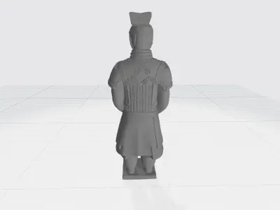 Terracotta Warriors Officer 3D Model 3D print model