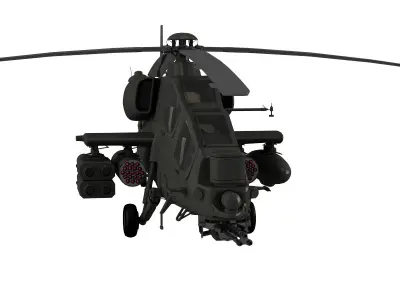 Military helicopter collection 3D model