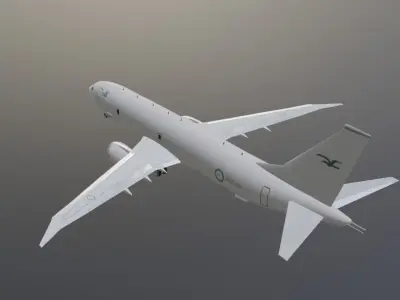 RAAF Boeing p8A - Poseidon low poly  Low-poly 3D model