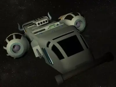 Xpress Fighter Spacecraft 3D model