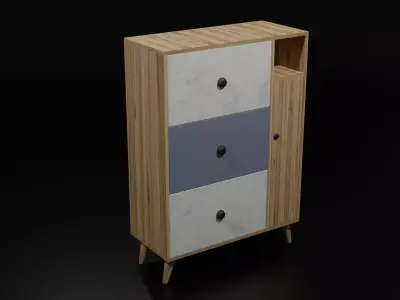 Shoe Storage Drawer Free 3D model