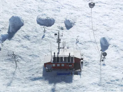 Arctic Meteo Station 3D model