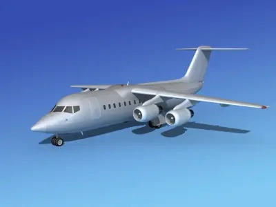 Bae 146 Bare Metal 3D model
