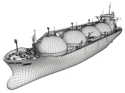 LNG Tanker 3D model
