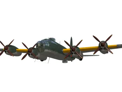 Nakajima G8N Renzan 3D model