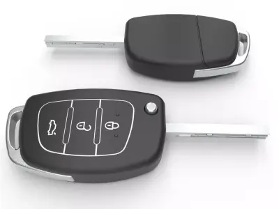 Car key Model 2 Low-poly 3D model