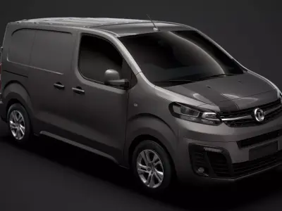 Vauxhall Vivaro L1 UK spec 2020 3D model