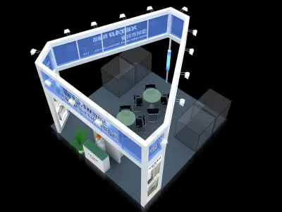 Exhibition - Area - 6X6-3DMAX2009-37 3D model