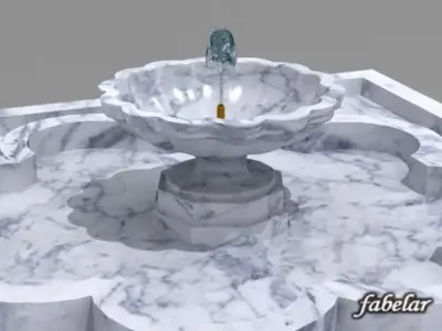 Fountain 07 3D model