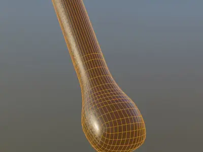 E-Scooter Stand with Procedural PBR Material Setup 3D model