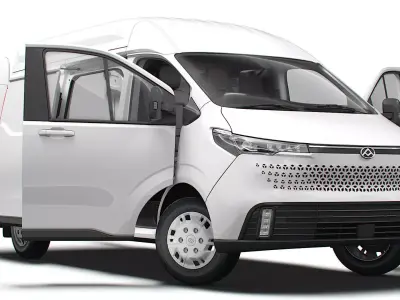 Maxus eDeliver 7 L2H2 HQ Interior 2024 3D model