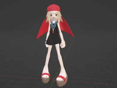 Kyoyama Anna - Shaman King 3D model