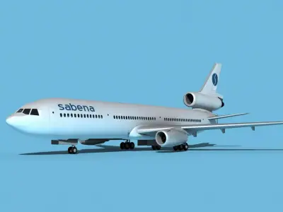 McDonnell Douglas MD-11 Sabena 3D model