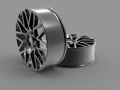MOMO Revenge Alloy Wheel 3D model