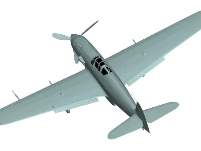 Kawasaki Ki-61 3D model