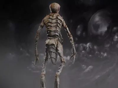 Insectamorph Low-poly 3D model