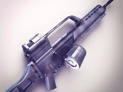 G36 Assault rifle Hi-Res 3D model