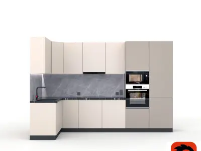 kitchen furniture Free low-poly 3D model purchase