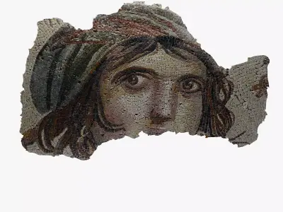 Gypsy Girl Mosaic 3D model