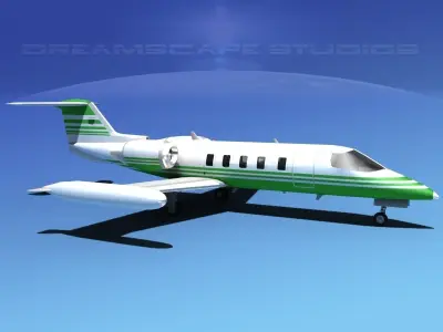 Gates Bombardier Learjet 35 V04 3D model