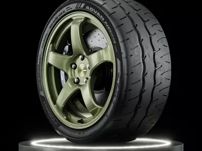 Yokohama Advan Neova AD9 3D model