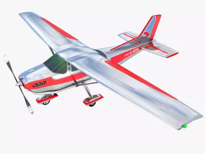 Skycatcher Aircraft Aviation Plane Low-poly 3D model