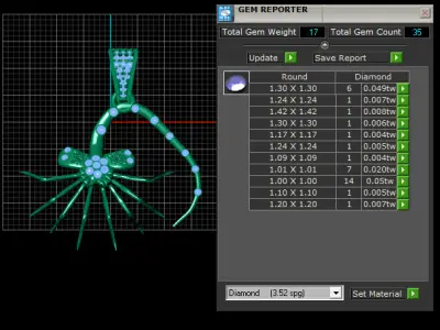 gold pendant 3D print model