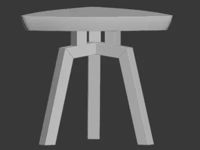 Coffee Stool Free 3D model